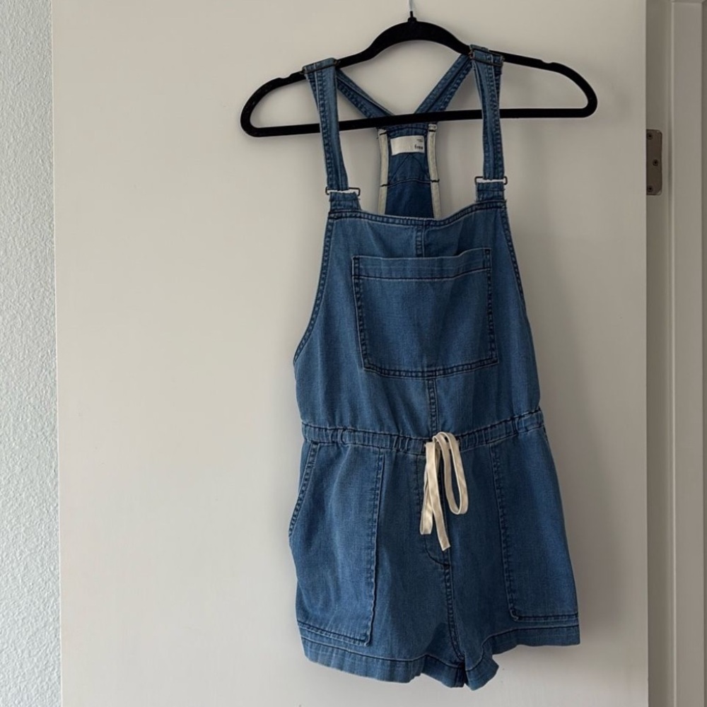 Denim Blue Overalls Aritzia